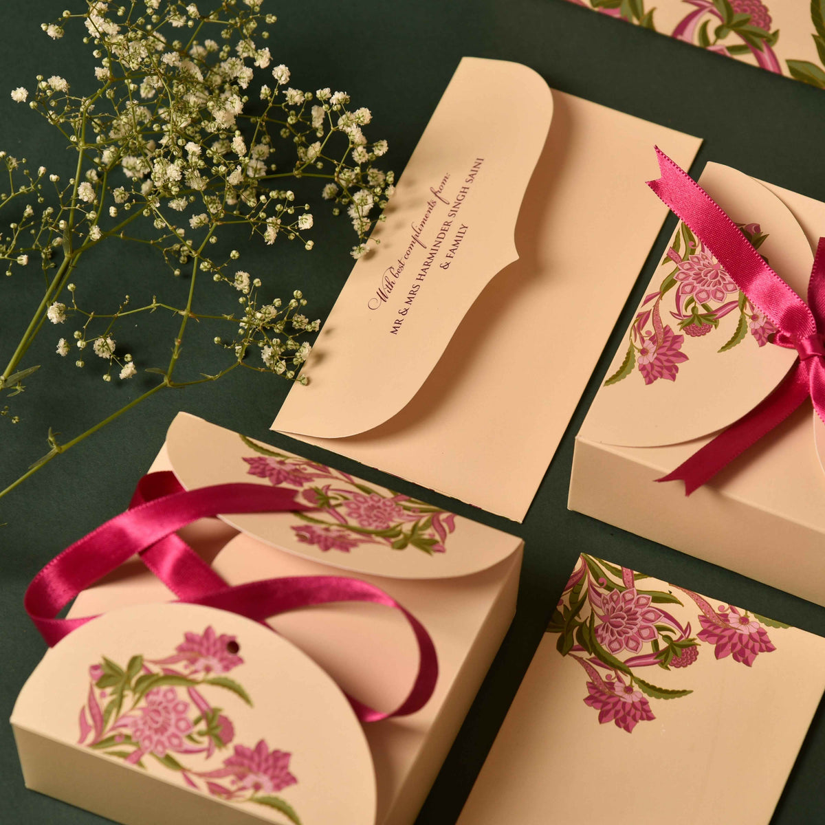 Wedding Stationary White Mirage