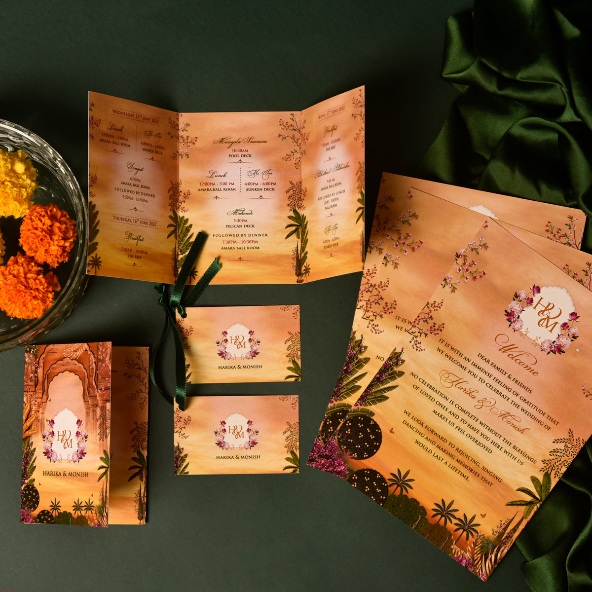 Wedding Stationary White Mirage