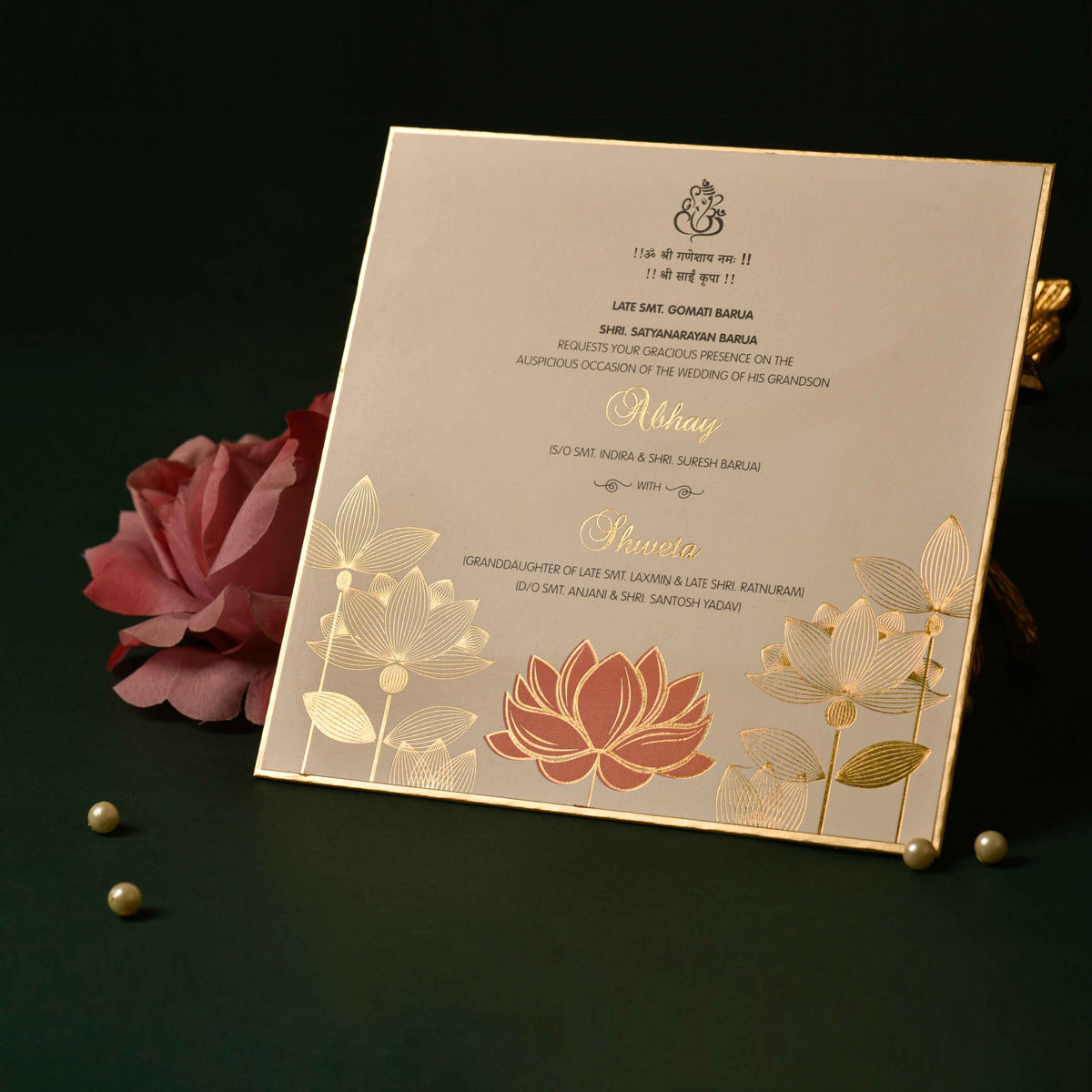 Envelope White Mirage