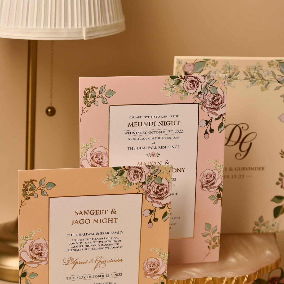 Wedding Stationary White Mirage