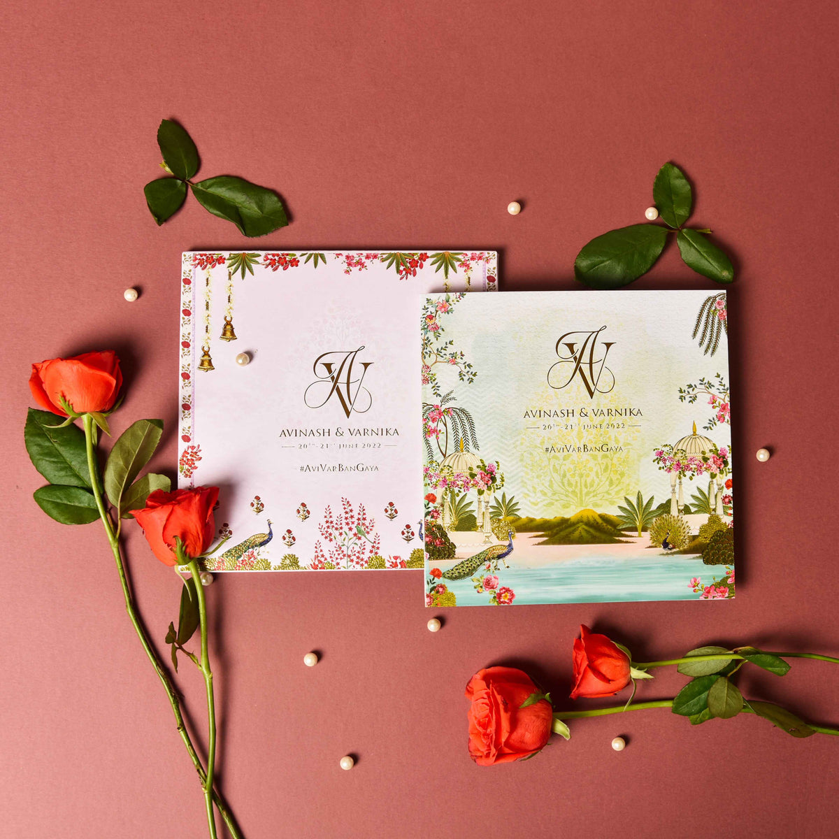 Wedding Stationary White Mirage