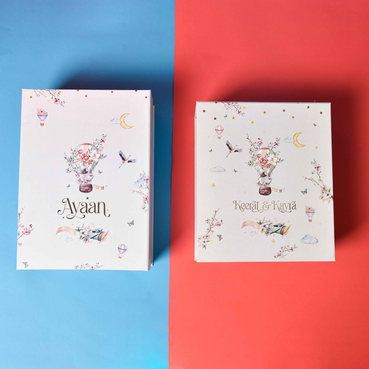 Baby Announcements White Mirage