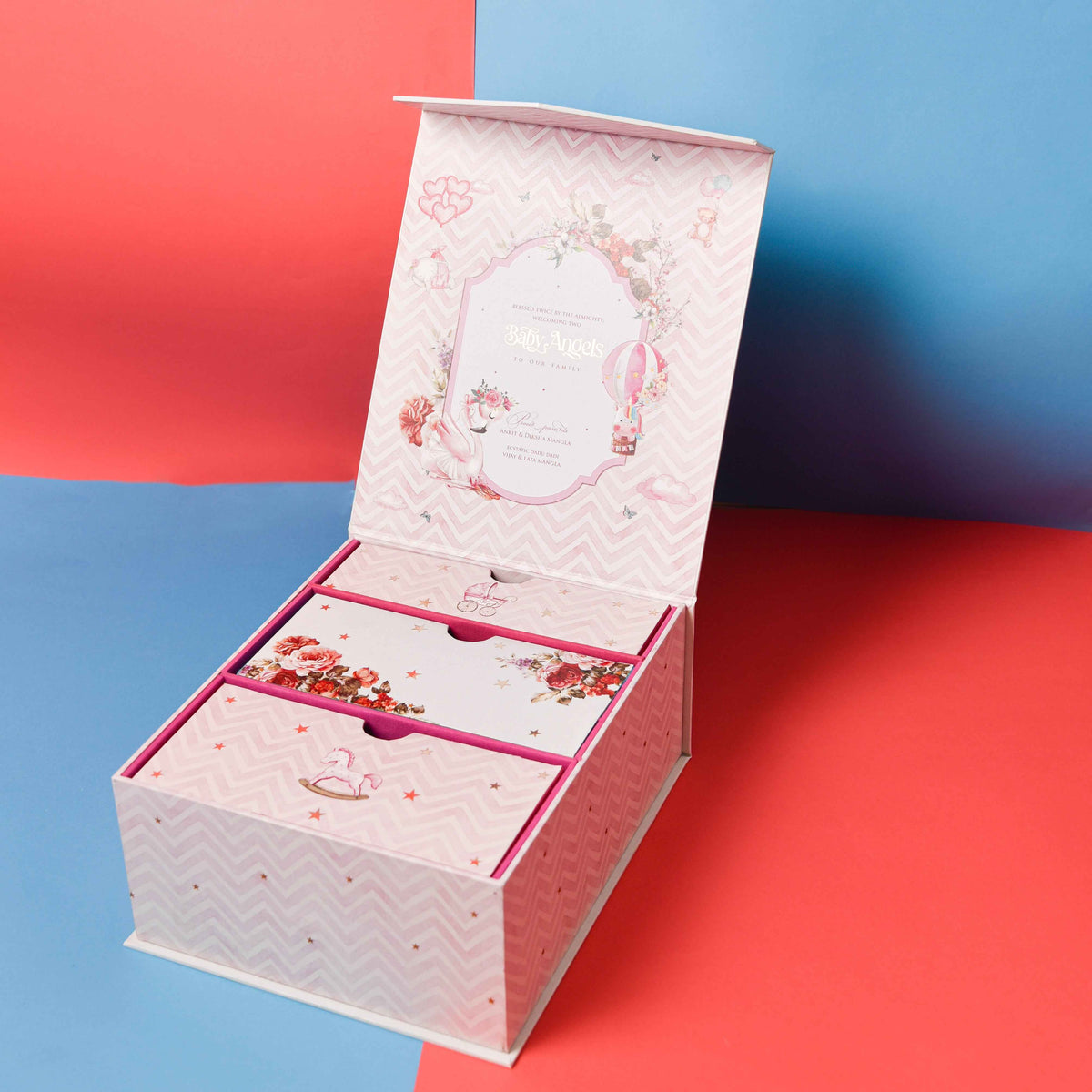 Baby Announcements White Mirage