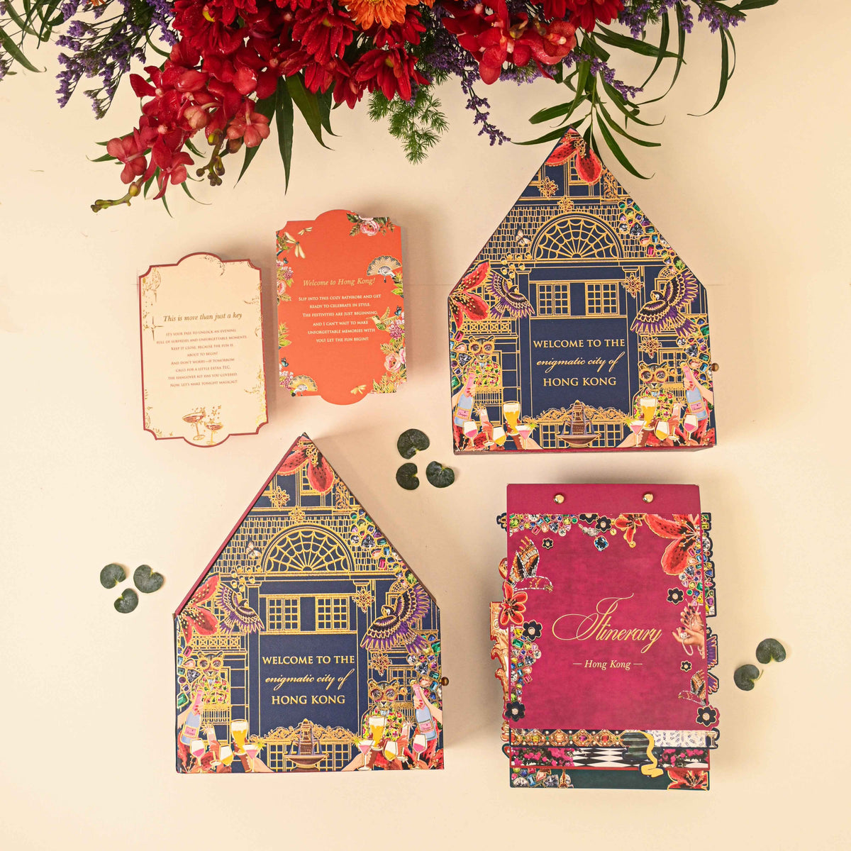 Box Invite White Mirage