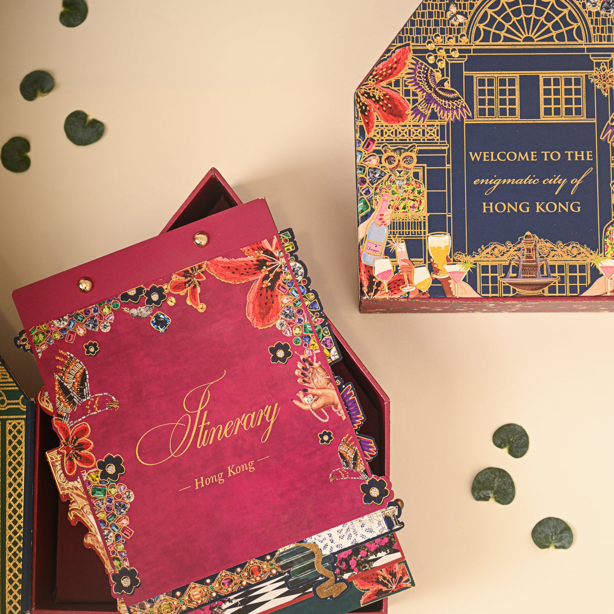Box Invite White Mirage