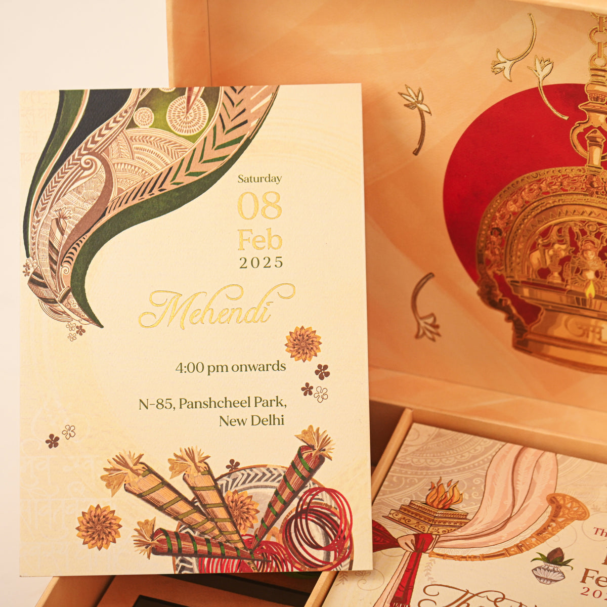Wedding Stationary White Mirage