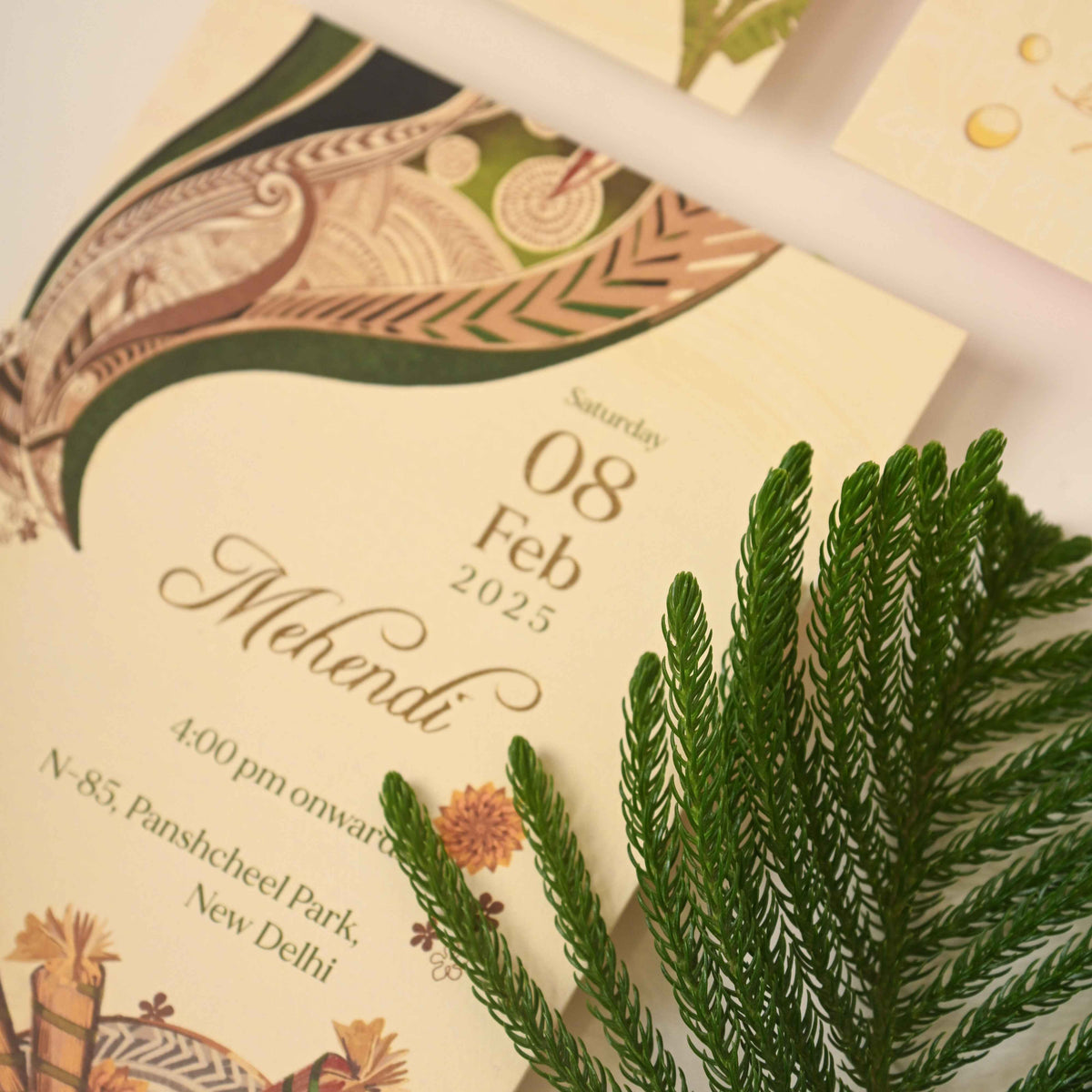 Wedding Stationary White Mirage