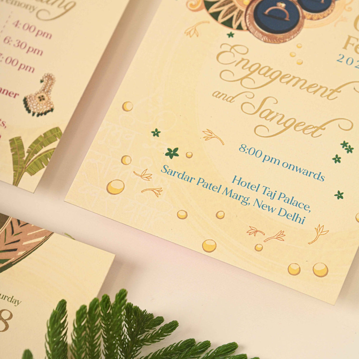 Wedding Stationary White Mirage