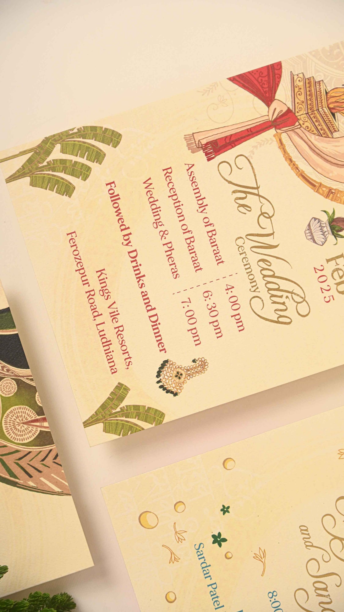 Wedding Stationary White Mirage