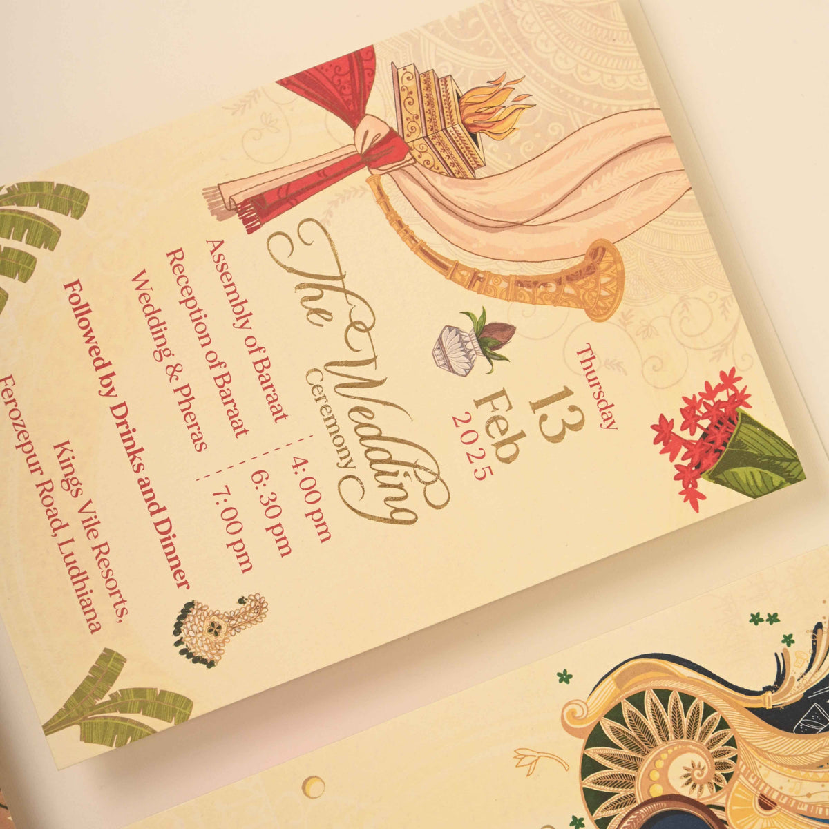 Wedding Stationary White Mirage
