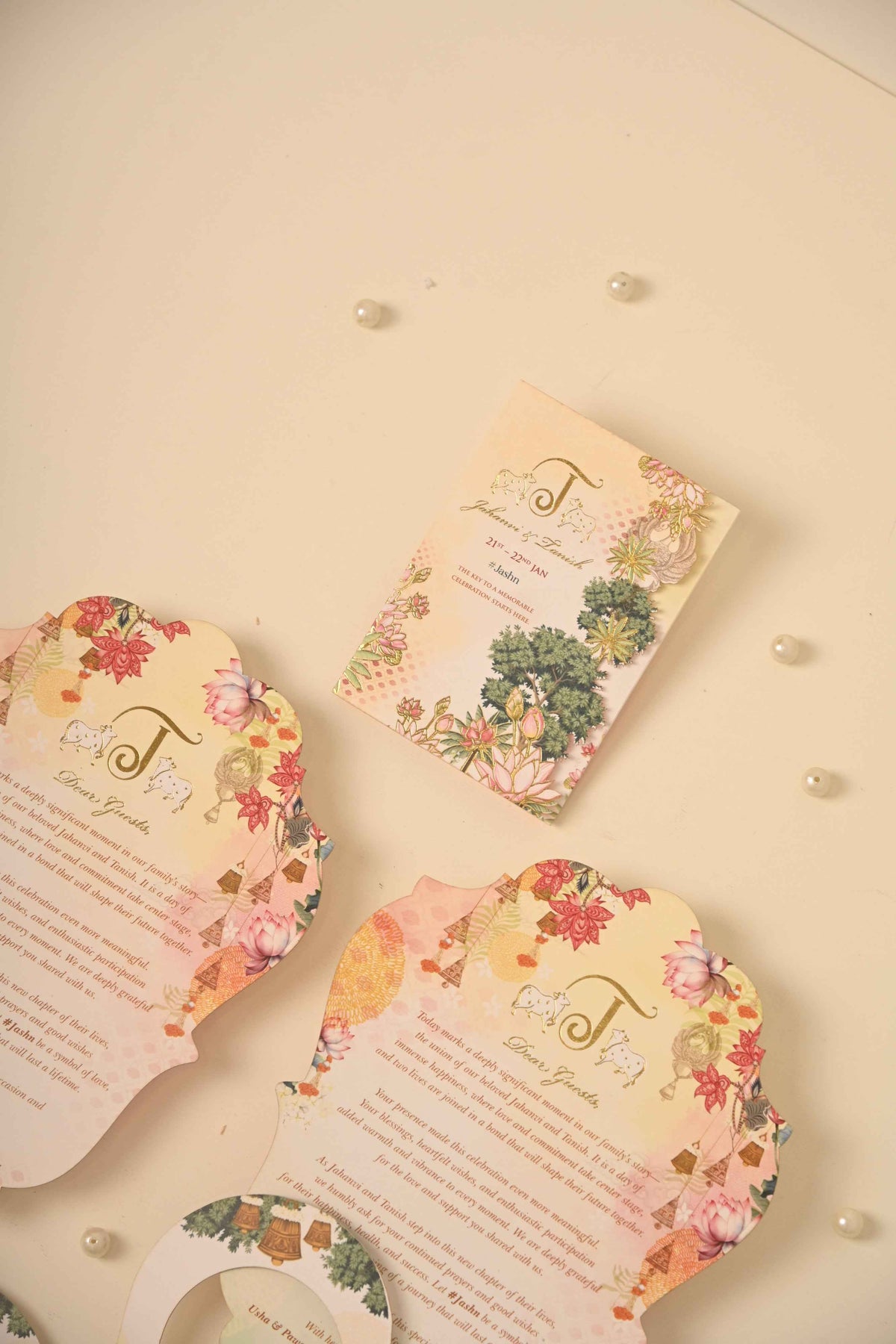 Wedding Stationary White Mirage