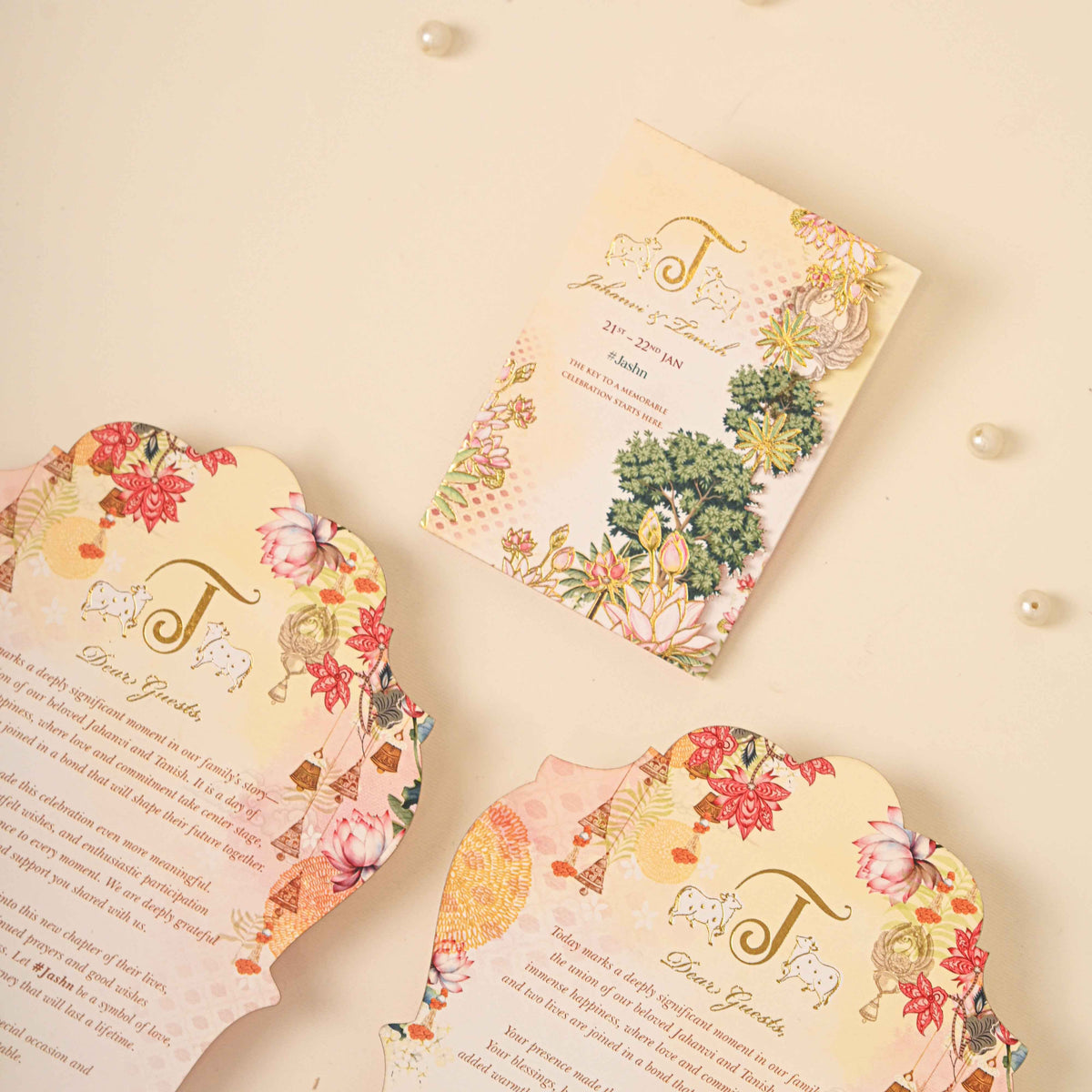 Wedding Stationary White Mirage