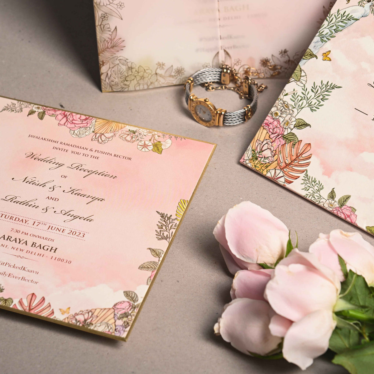 Box Invite White Mirage