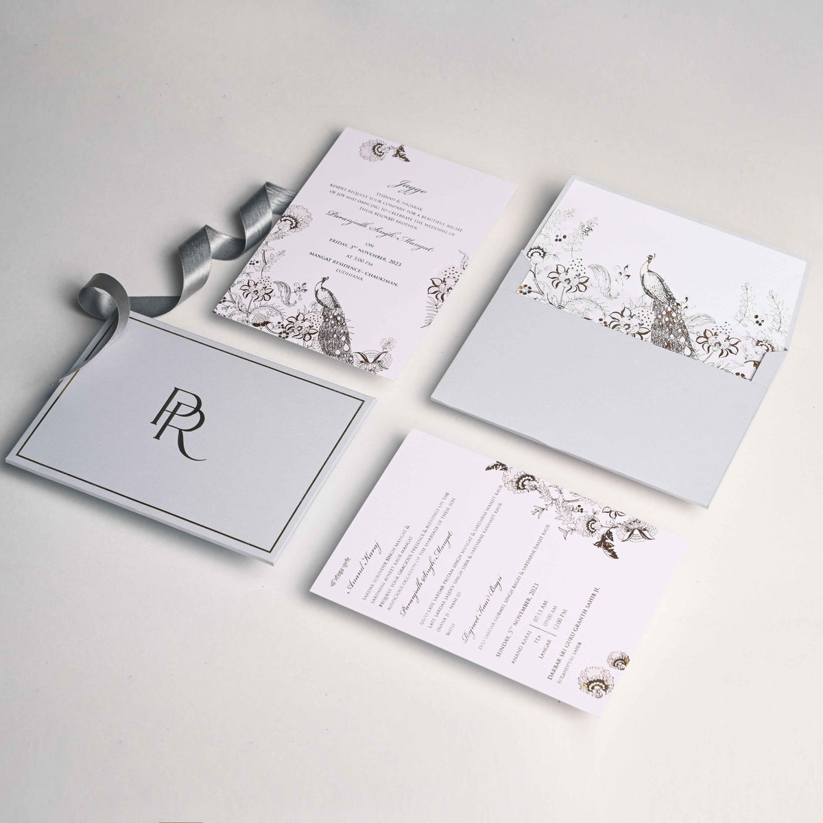 Wedding Stationary White Mirage