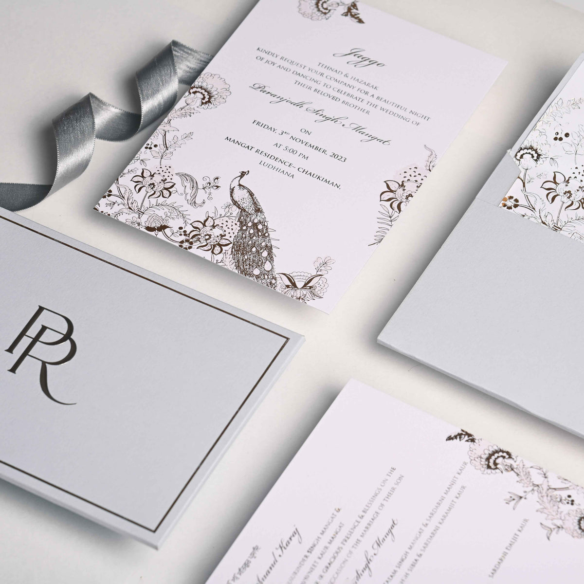Wedding Stationary White Mirage