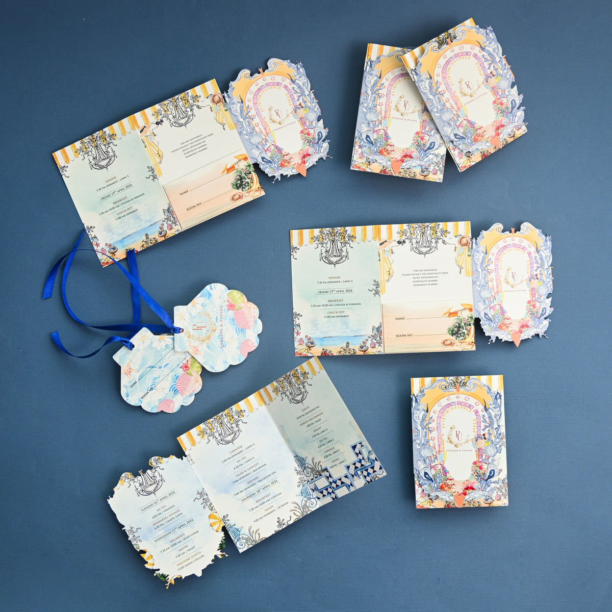 Wedding Stationary White Mirage