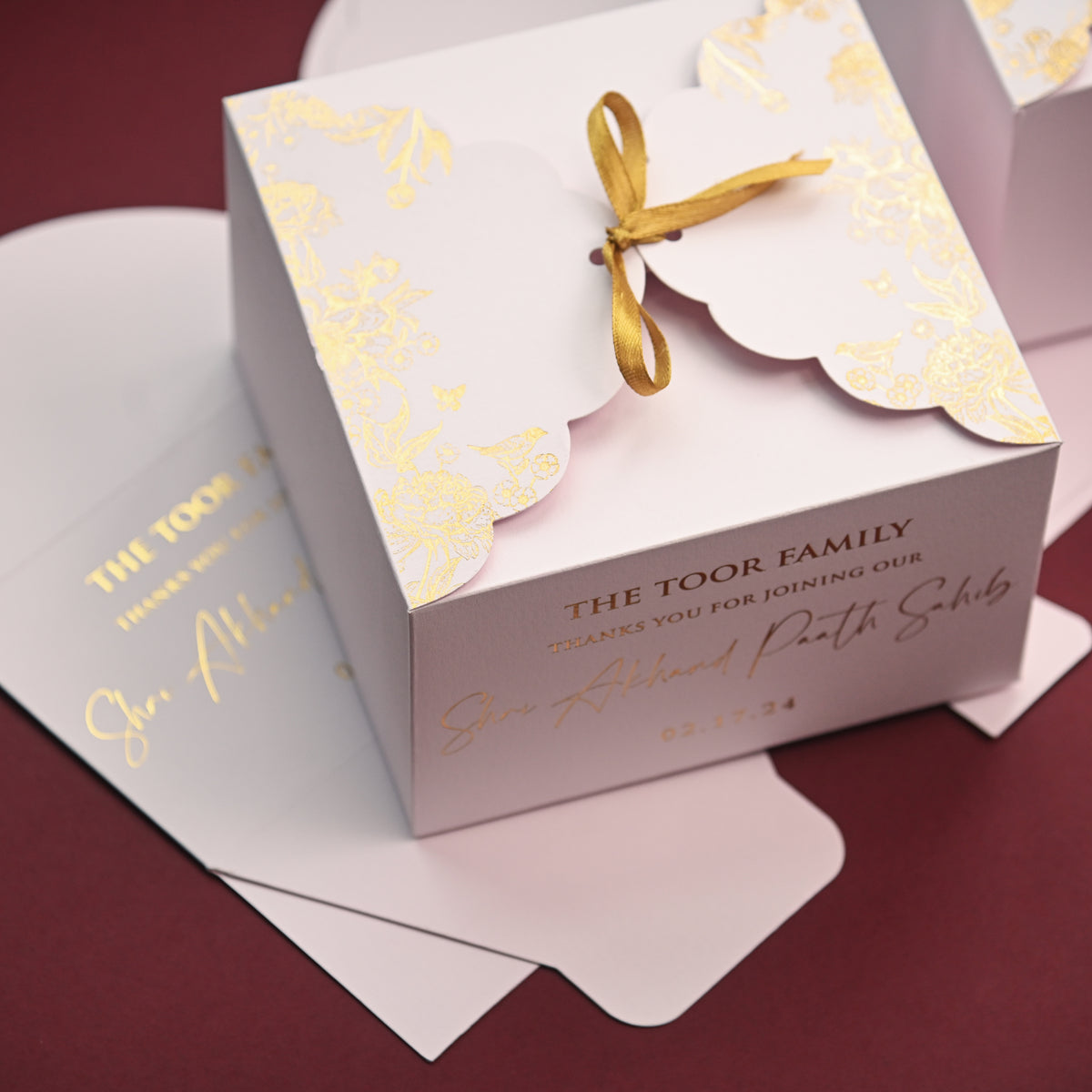 Wedding Stationary White Mirage