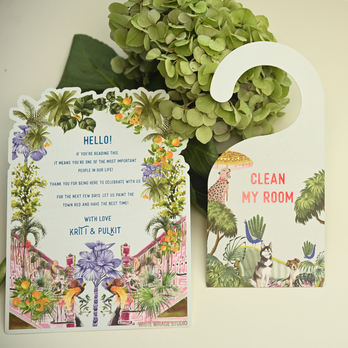 Wedding Stationary White Mirage