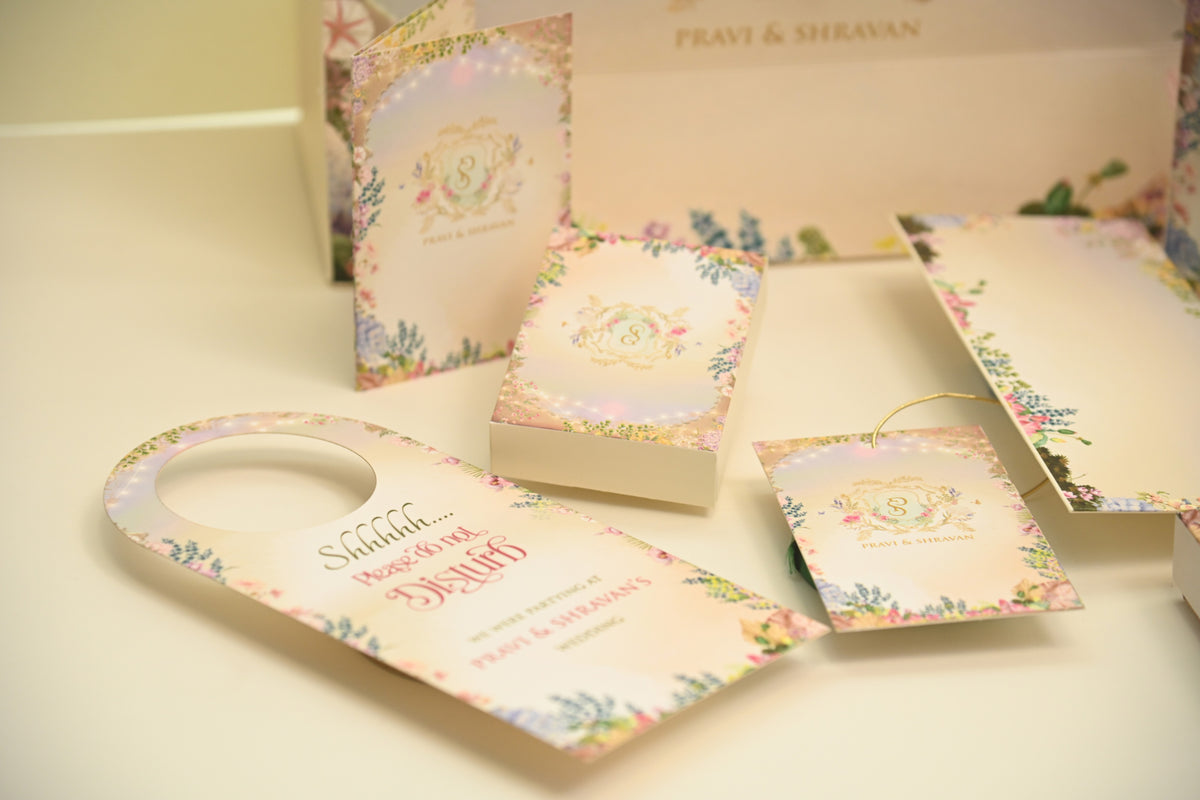 Wedding Stationary White Mirage