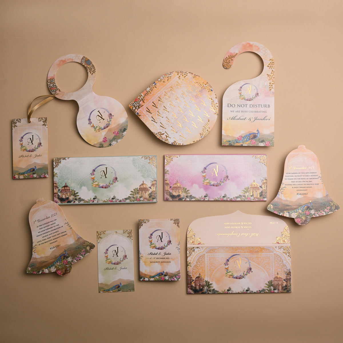 Wedding Stationary White Mirage