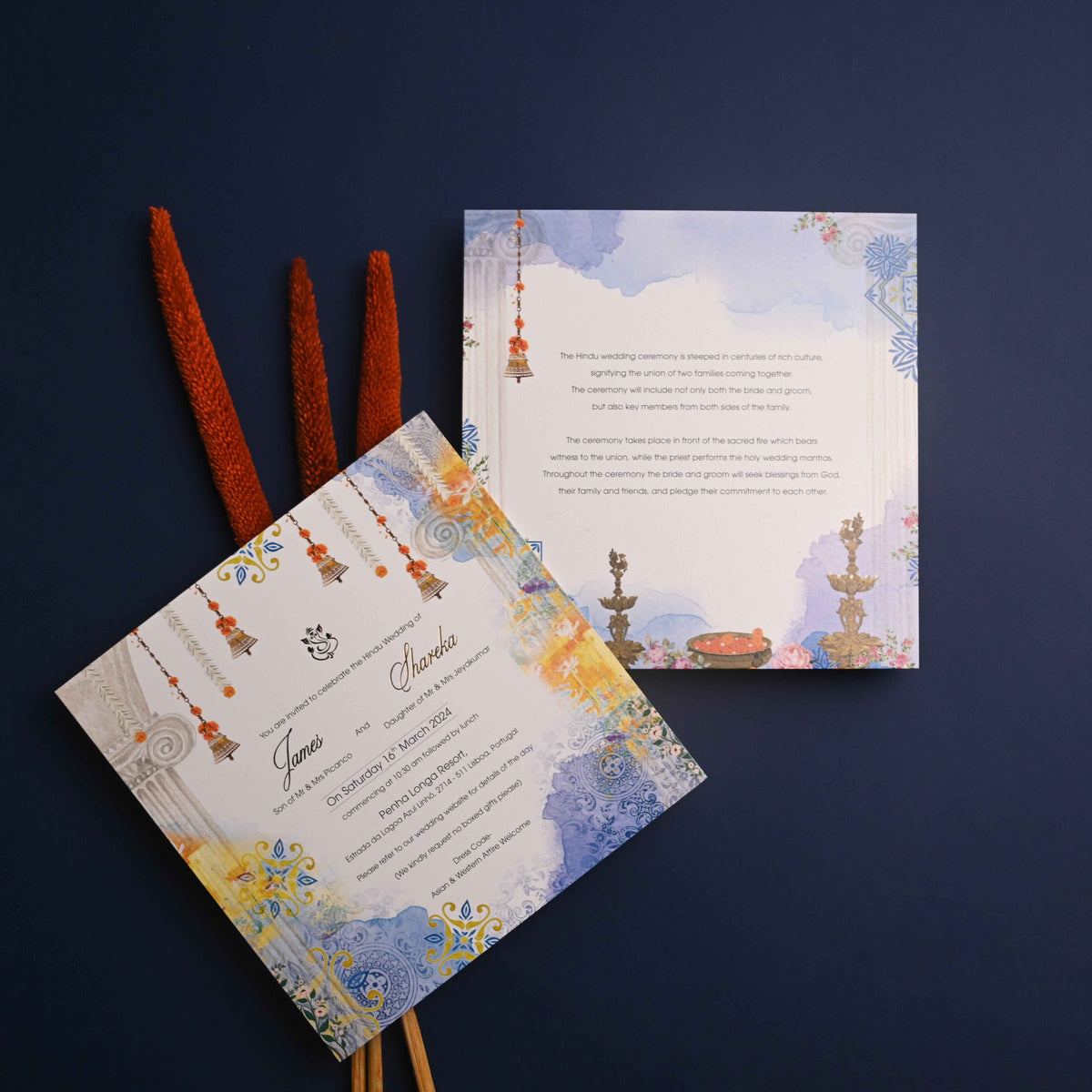 Wedding Stationary White Mirage