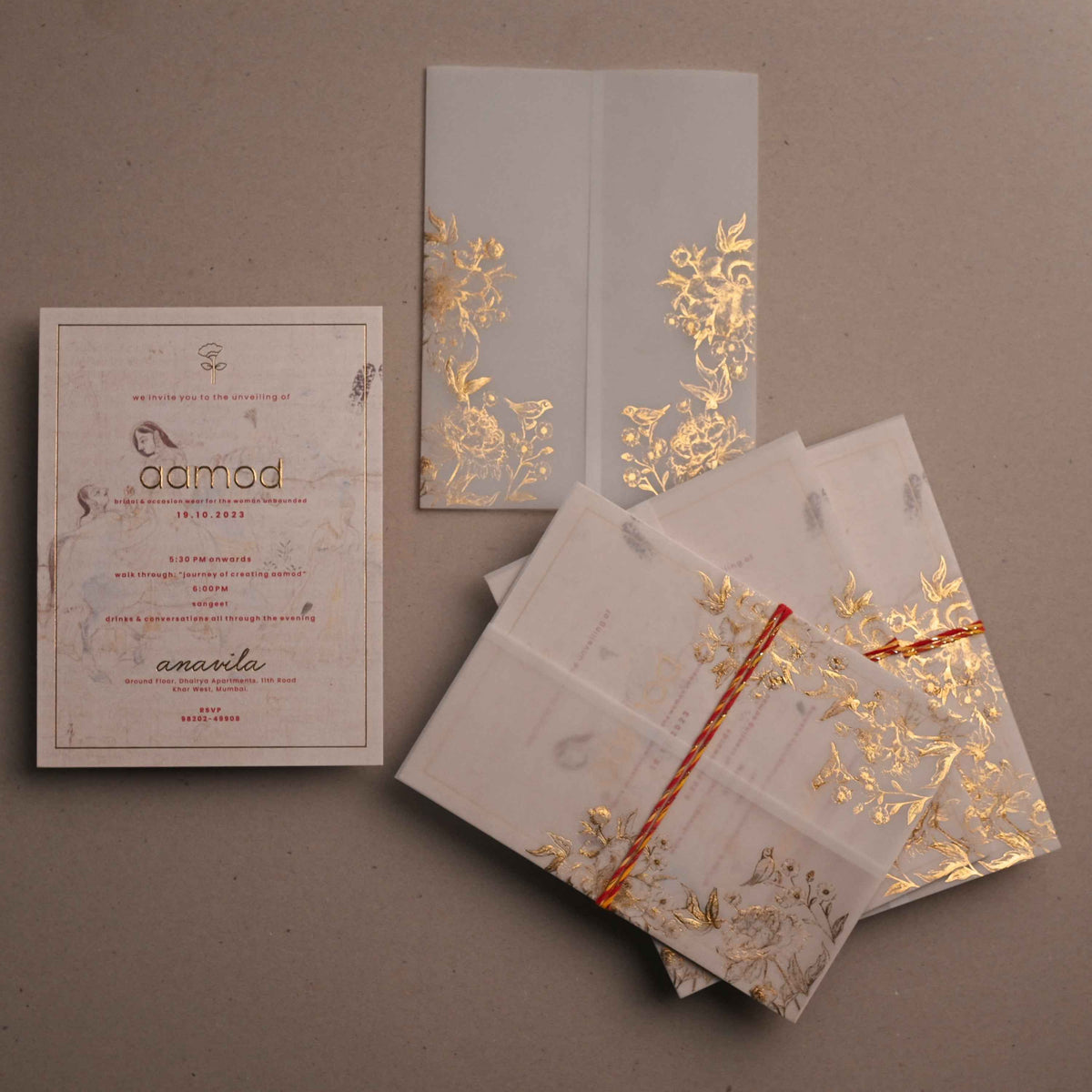 Envelope White Mirage