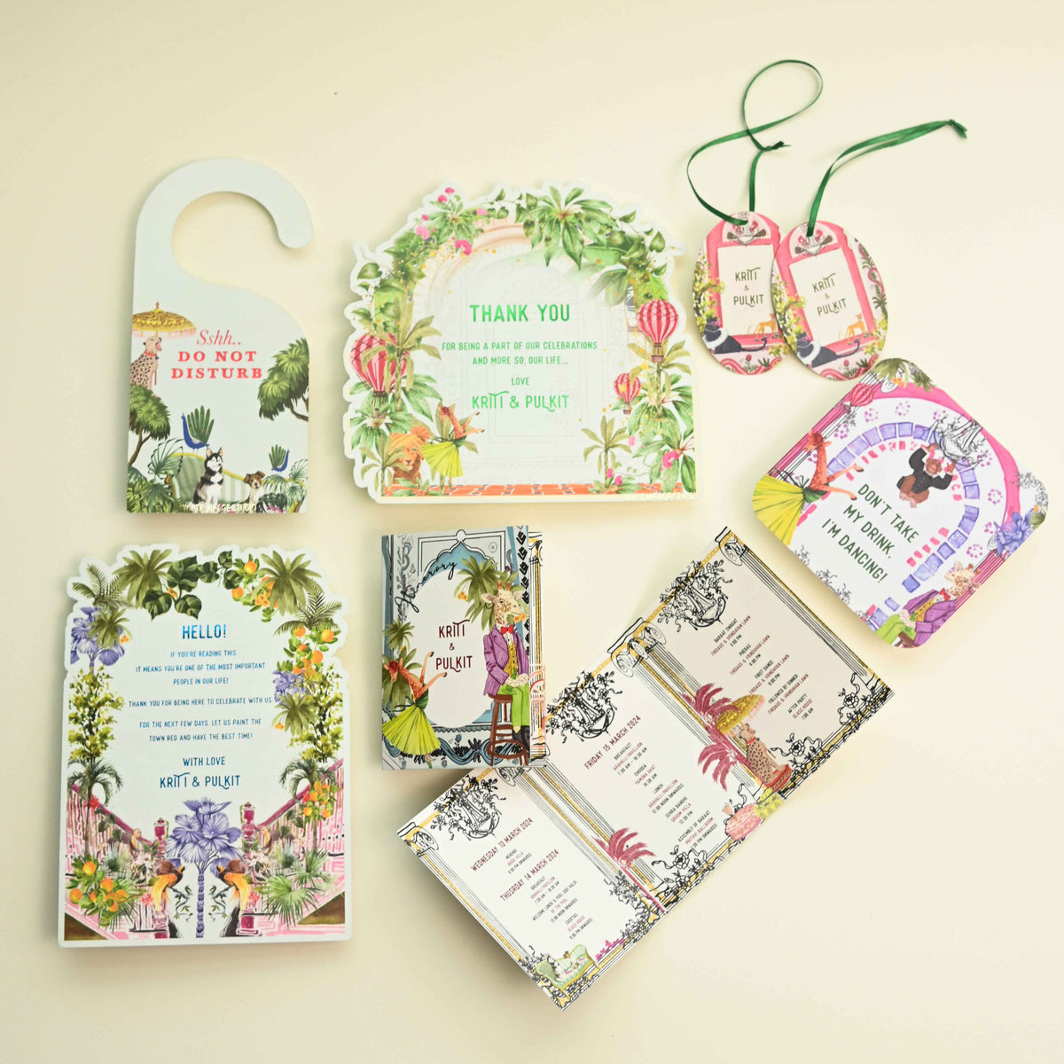 Wedding Stationary White Mirage
