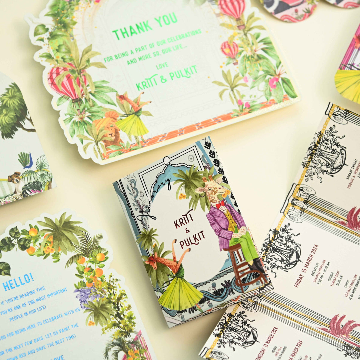 Wedding Stationary White Mirage