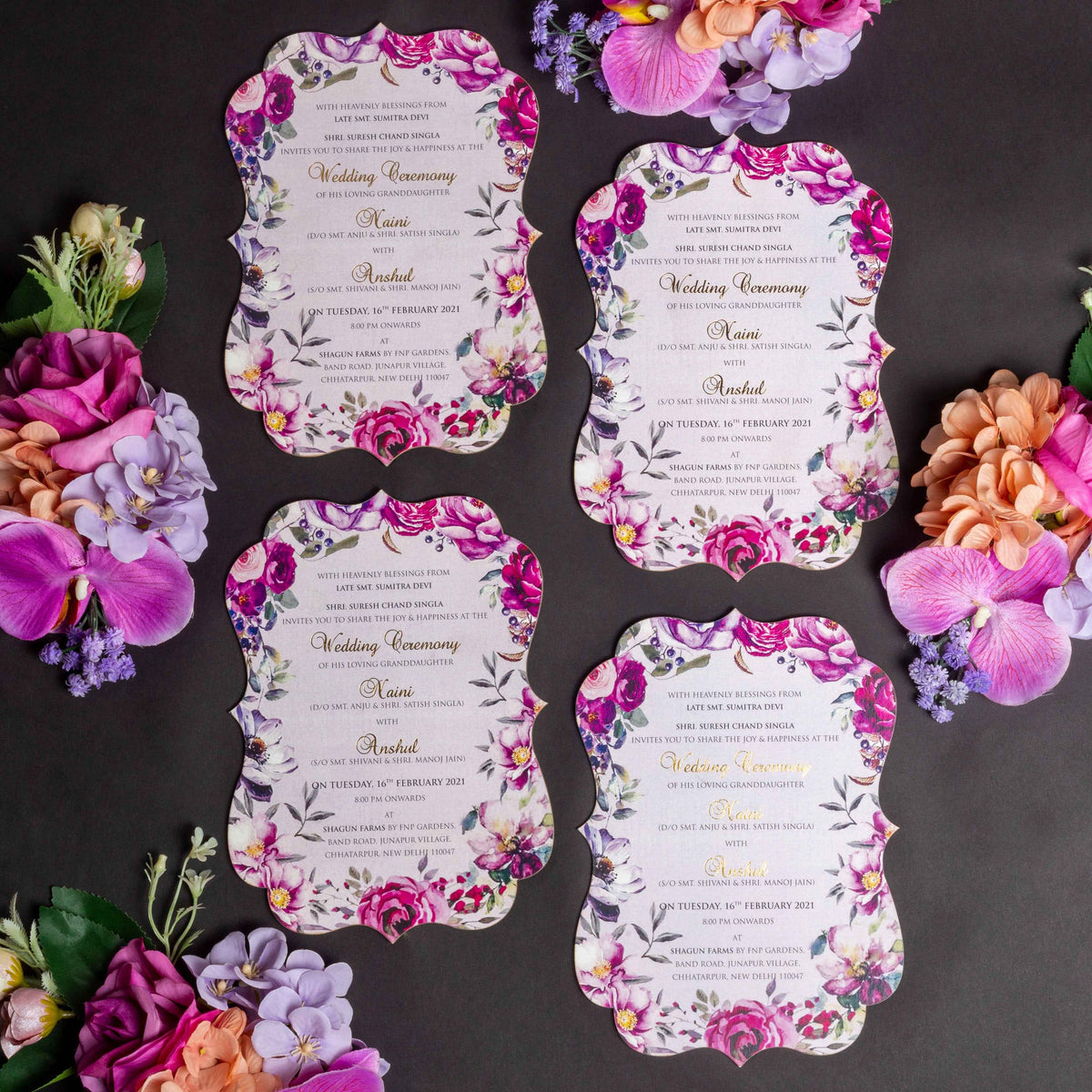 Wedding Stationary White Mirage