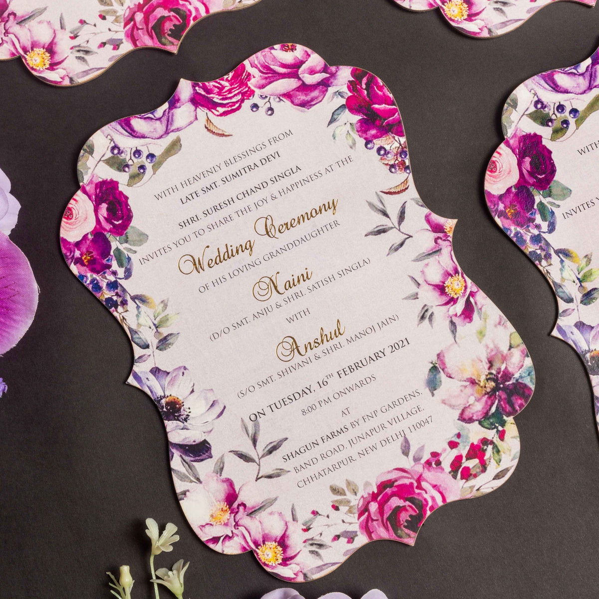 Wedding Stationary White Mirage