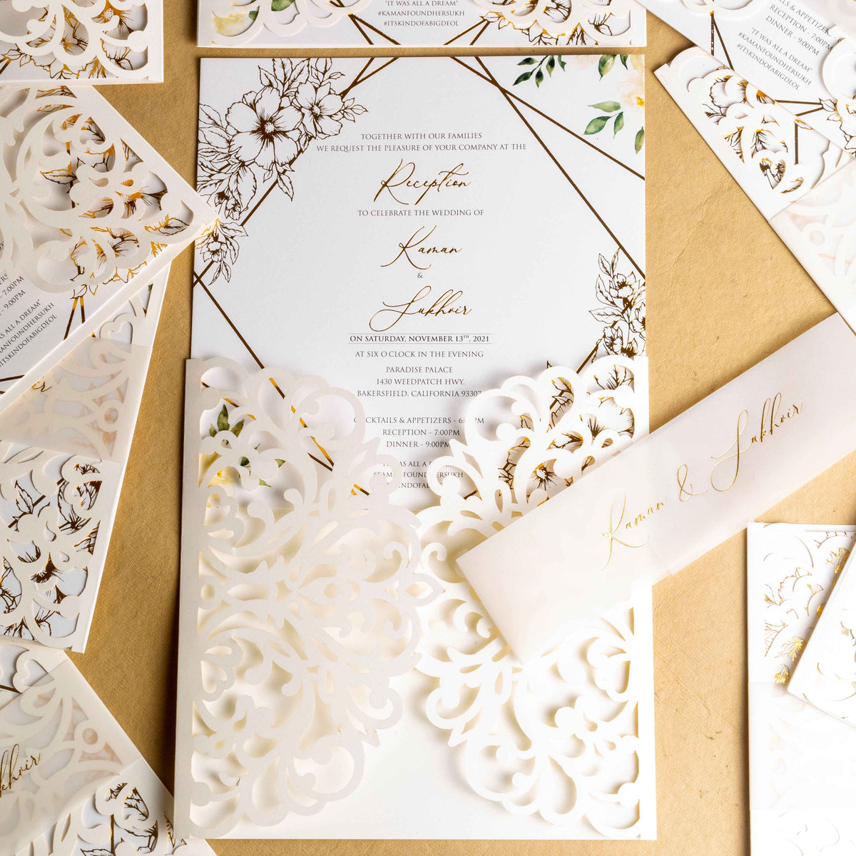 Envelope White Mirage
