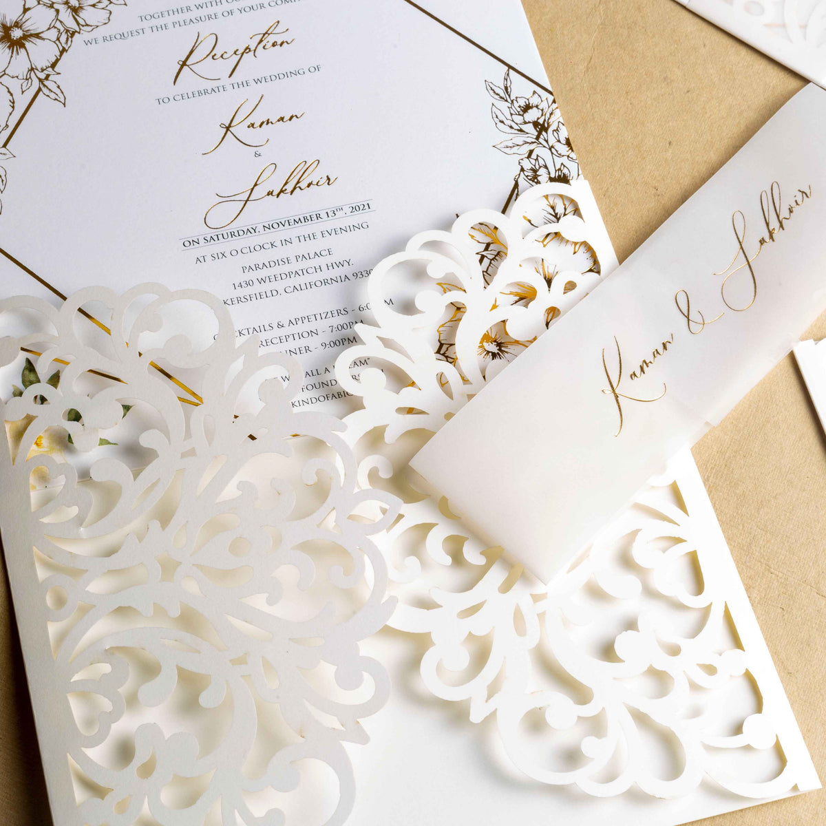 Envelope White Mirage