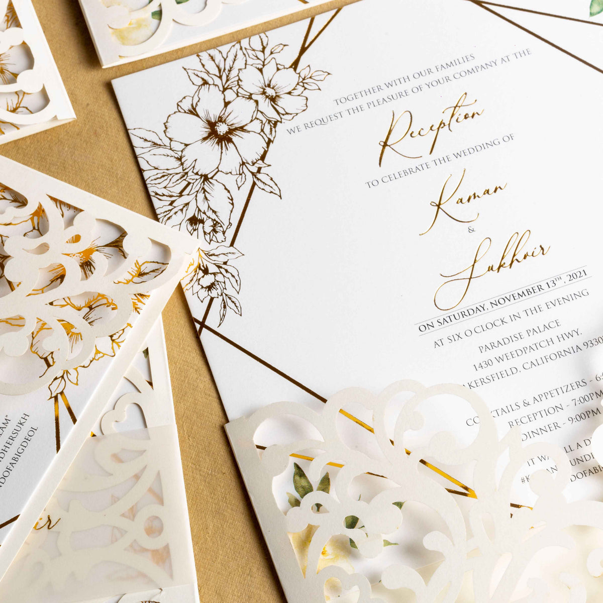 Envelope White Mirage