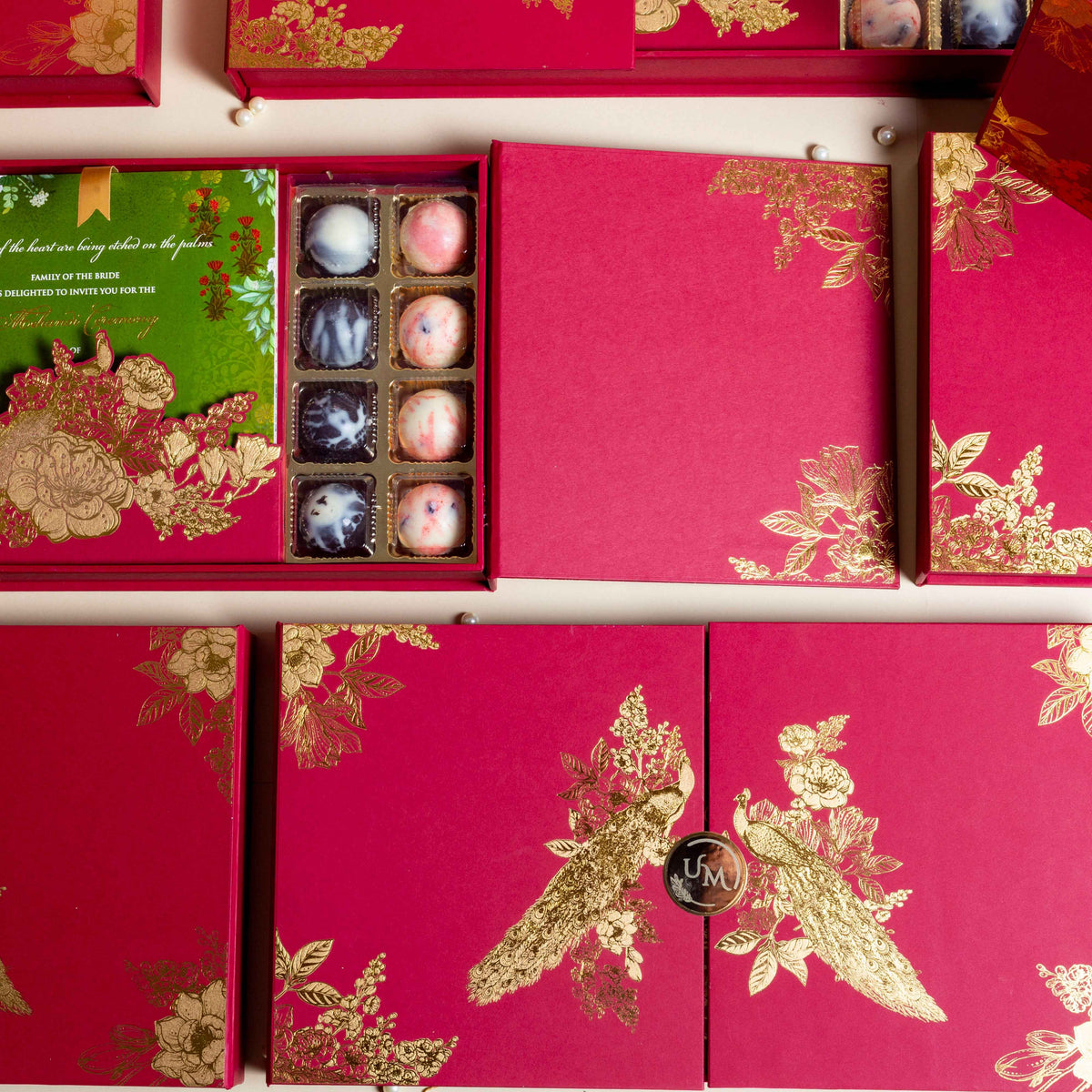 Box Invite White Mirage