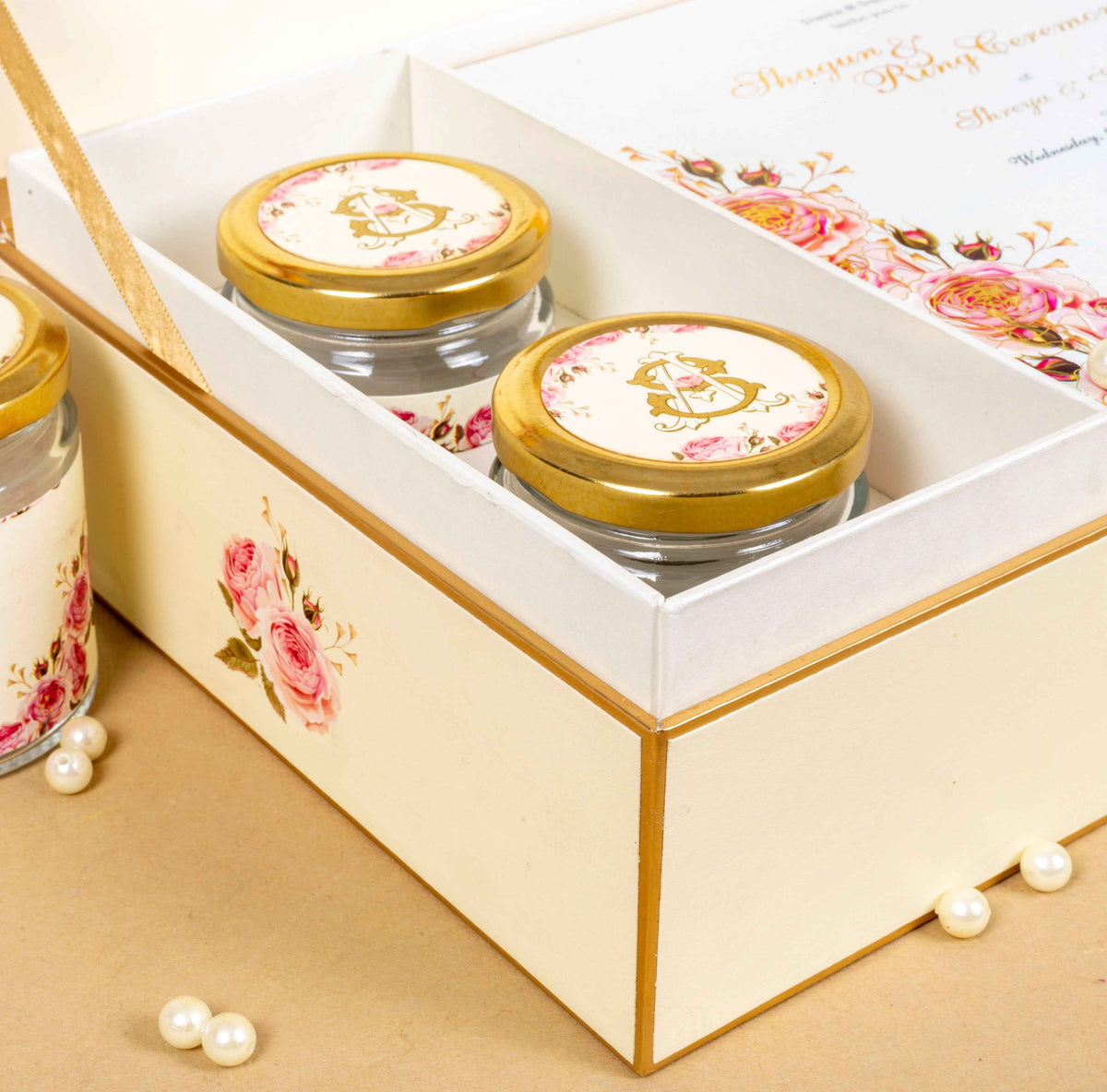 Box Invite White Mirage