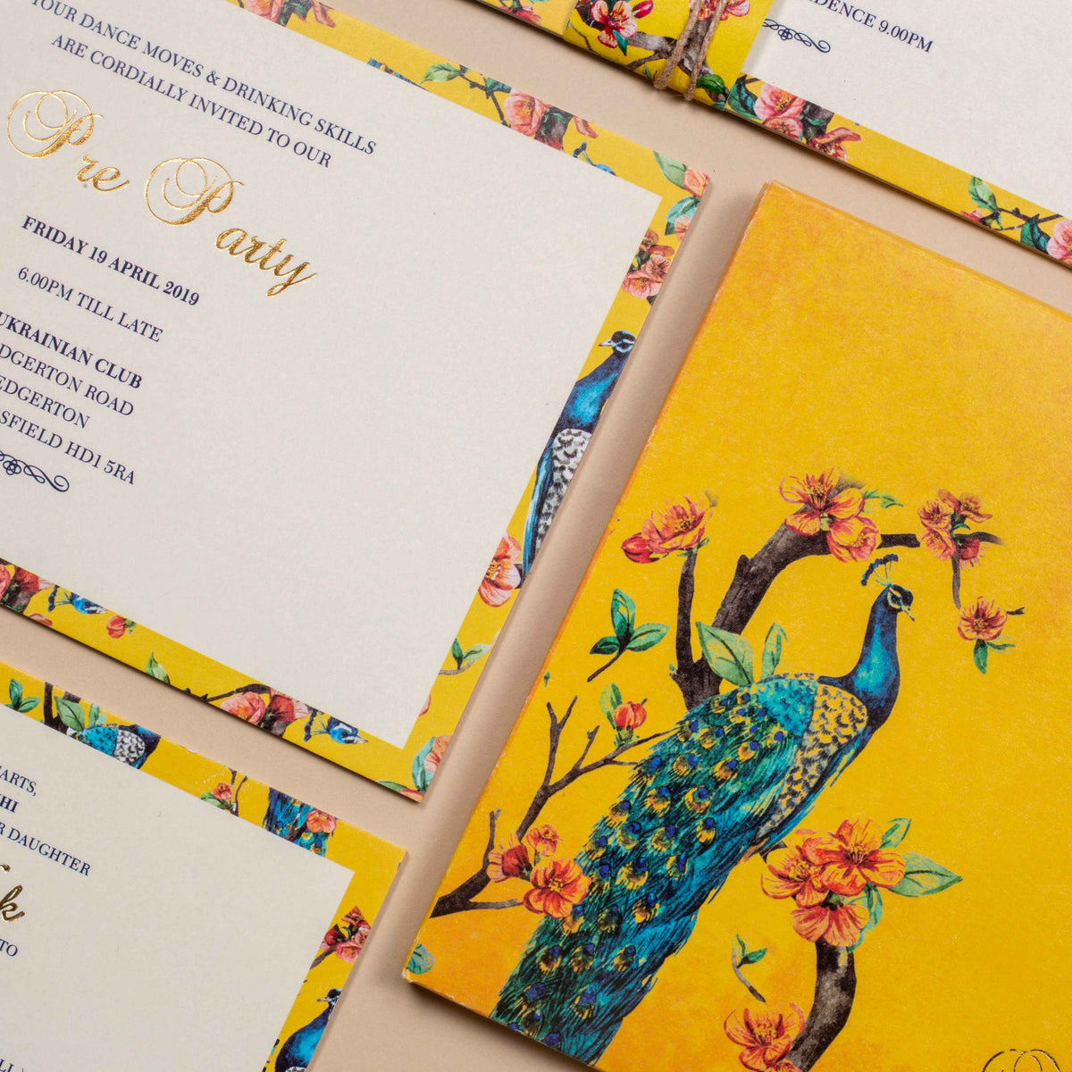 Wedding Stationary White Mirage