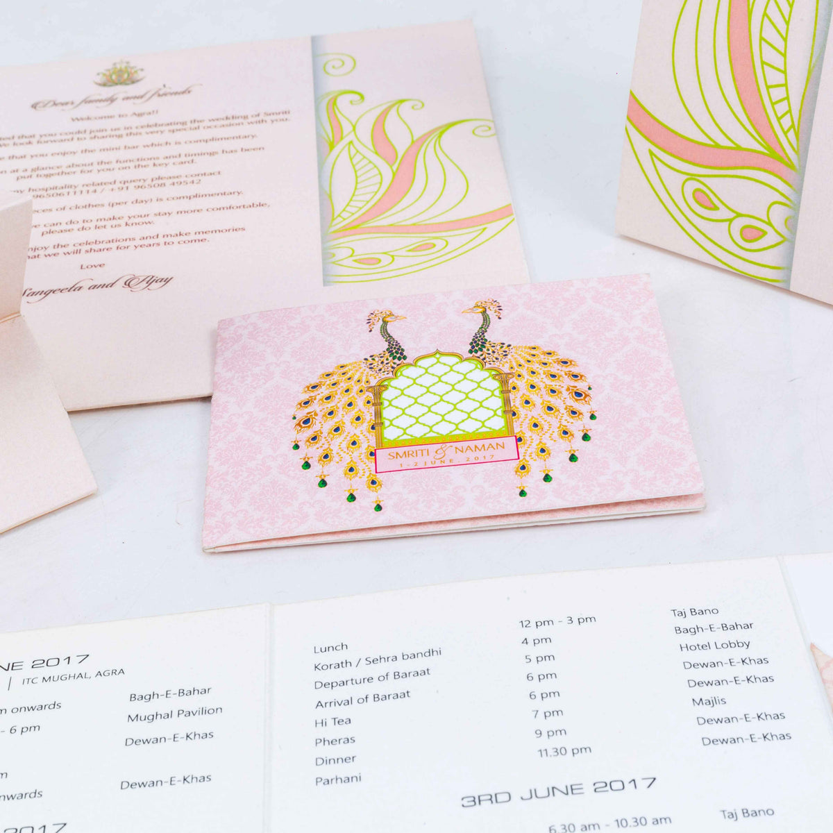 Wedding Stationary White Mirage