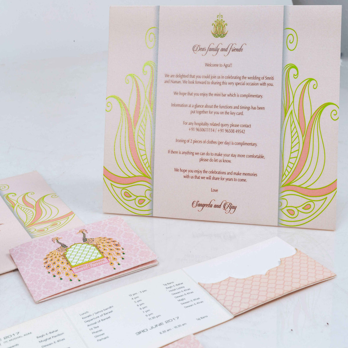 Wedding Stationary White Mirage