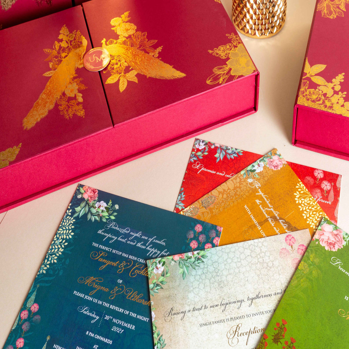 Wedding Stationary White Mirage