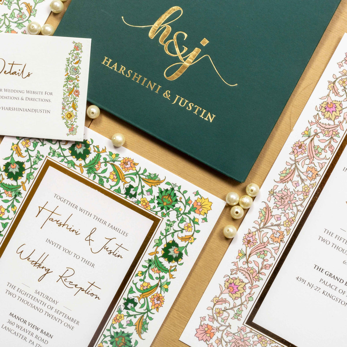 Wedding Stationary White Mirage