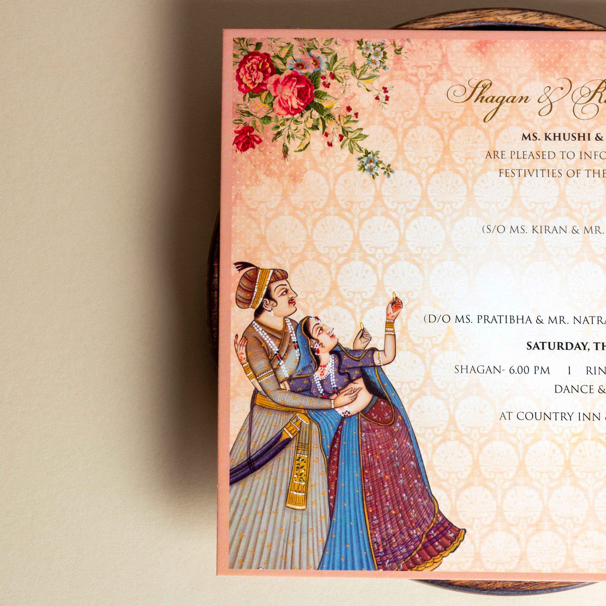 Gold Foil White Mirage