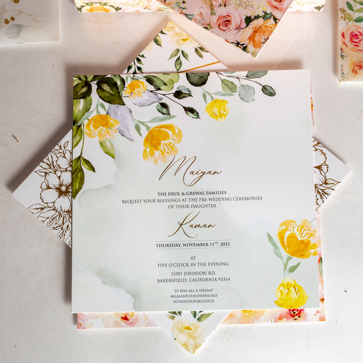Envelope White Mirage