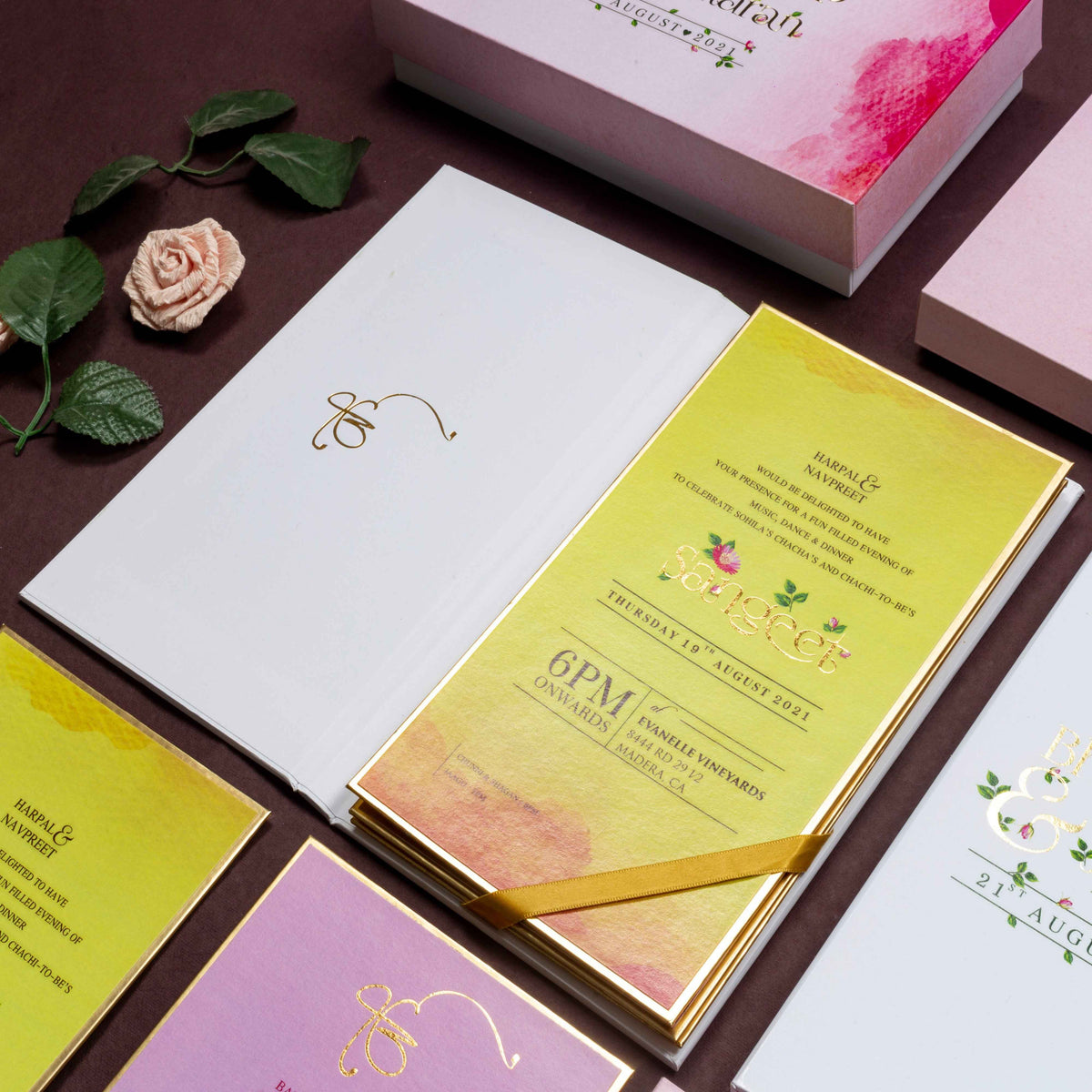 Wedding Stationary White Mirage