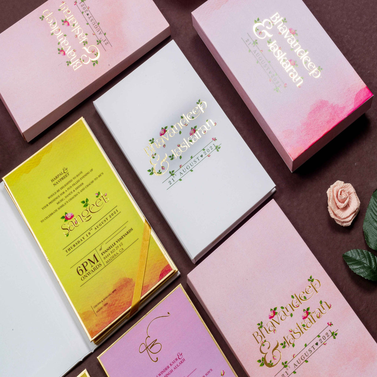 Wedding Stationary White Mirage