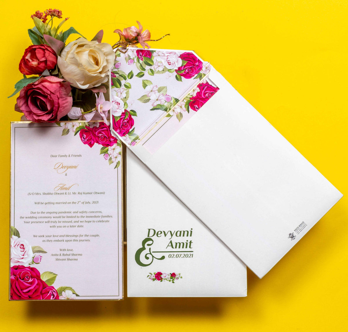 Envelope White Mirage