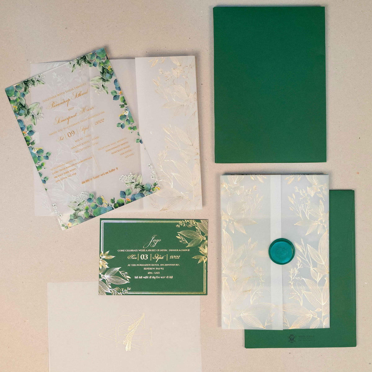 Envelope White Mirage