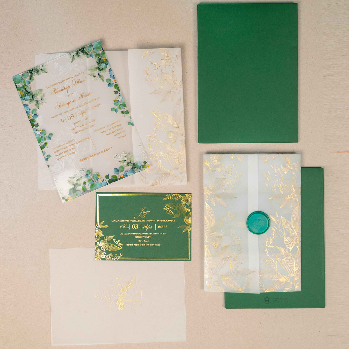 Envelope White Mirage