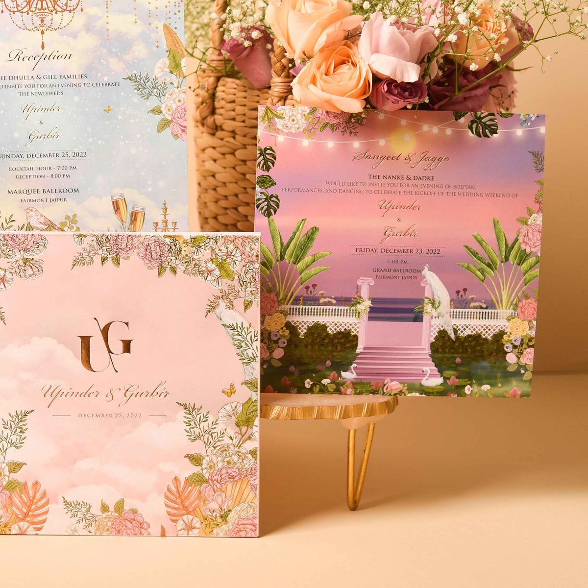 Box Invite White Mirage
