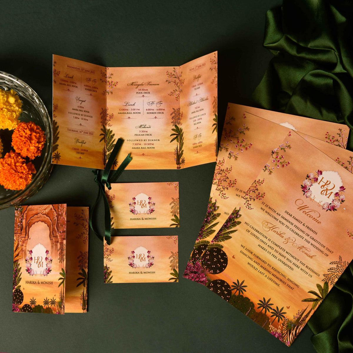Wedding Stationary White Mirage