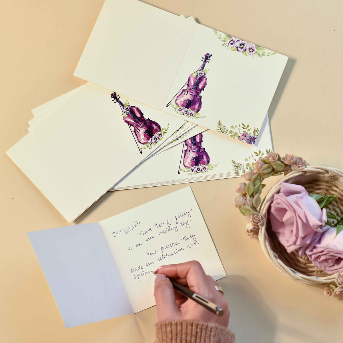 Wedding Stationary White Mirage